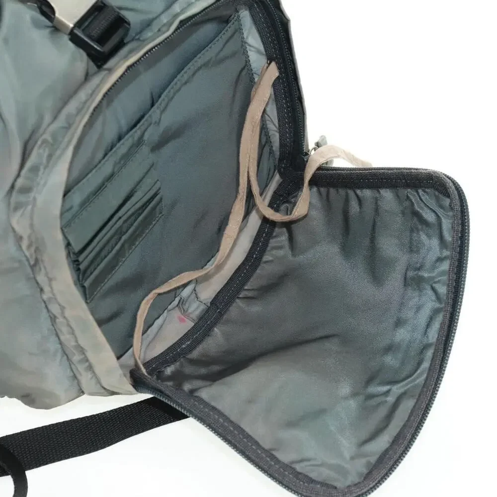 Prada Nylon Backpack Gray